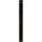 Ekena Millwork Bradford Wrought Iron Bracket, (Single center brace), Antiqued Bronze 1 1/2"W x 12"D x 15"H BKTM01X12X15SBRABZ - alternate 2